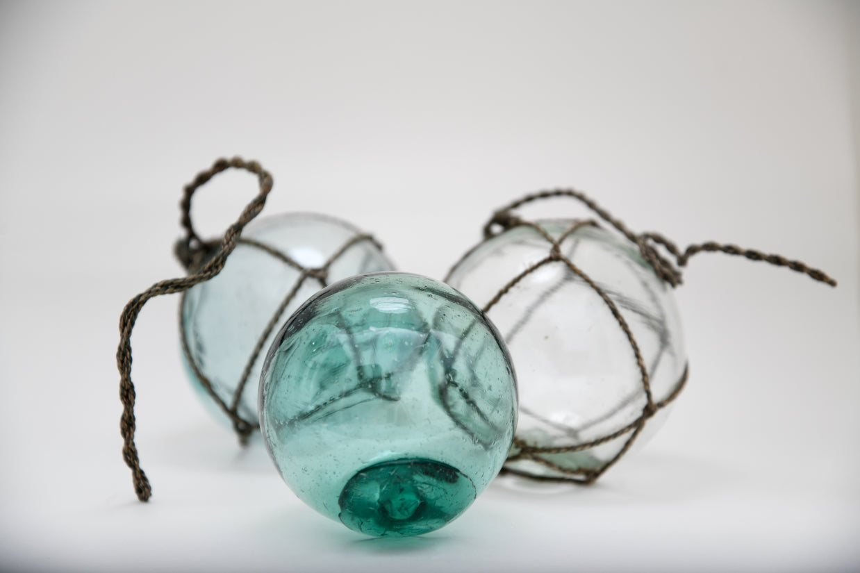 Glass floats (Set of Three)